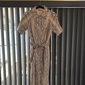 Newport New Genuine Snake Leather Dress